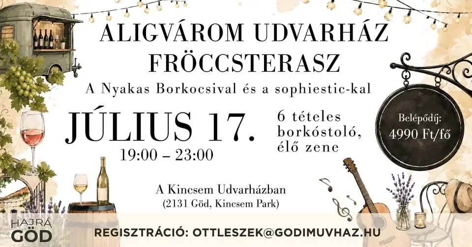Aligvárom - Udvarház Fröccsterasz