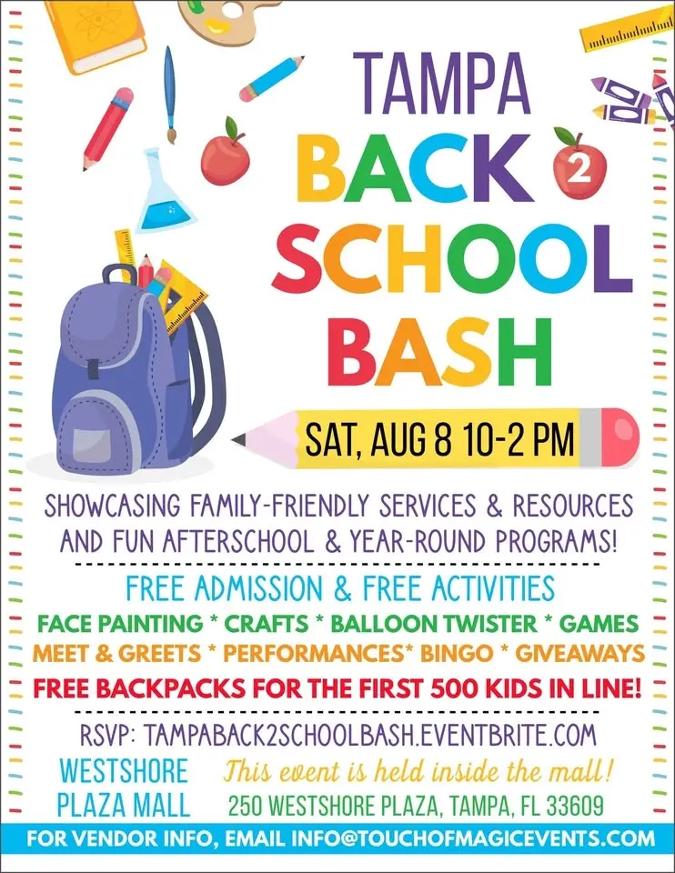 Tampa Back 2 School Bash presented by Imagine Ortho Studio