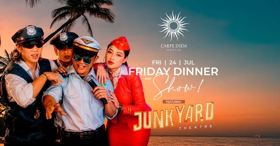 FRIDAY DINNER & SHOW [𝑓𝑡 𝐽𝑢𝑛𝑘𝑦𝑎𝑟𝑑 𝑇ℎ𝑒𝑎𝑡𝑟𝑒] 