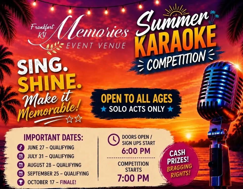 Memories Event Venue Summer Karaoke Competition