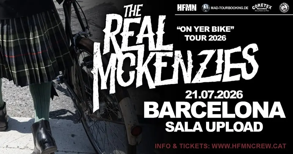 The Real McKenzies (21/07/2026) BARCELONA @ Sala Upload