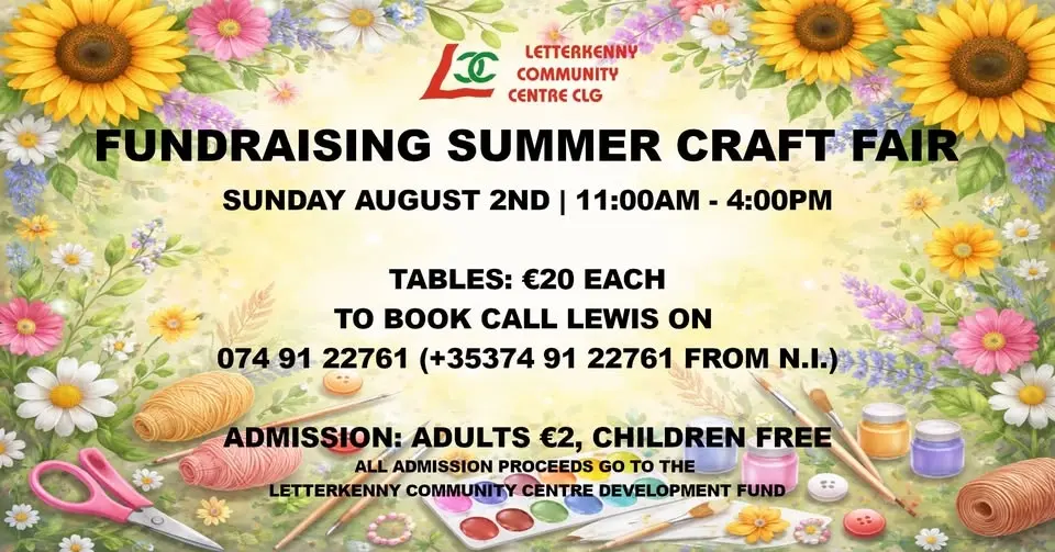 Fundraising Summer Craft Fair
