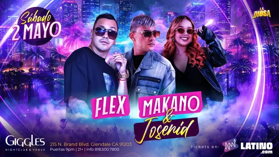 Flex, Makano & Josenid en Los Angeles