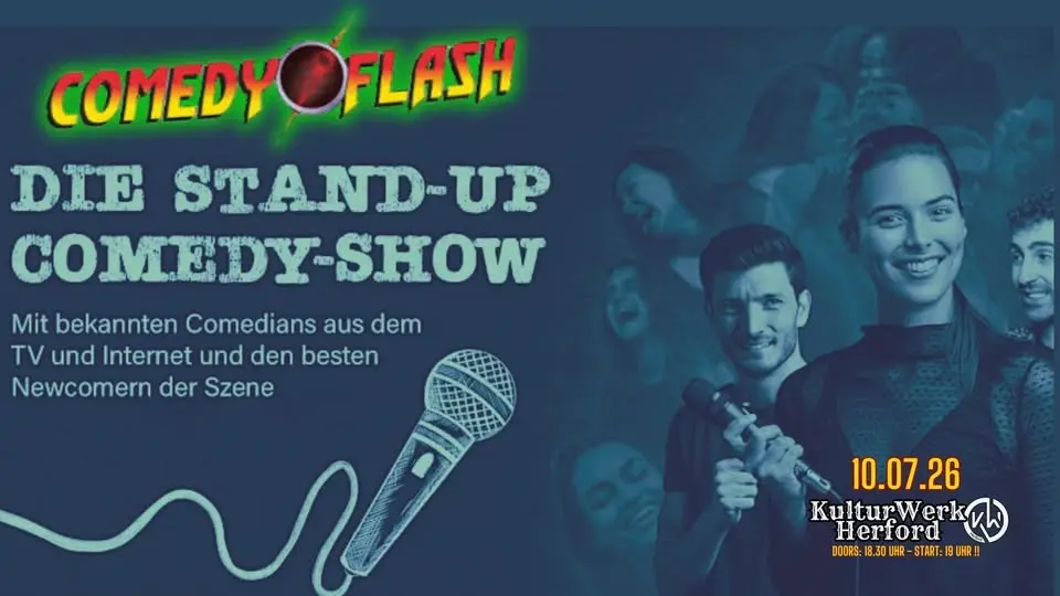 COMEDYFLASH im Juli - KulturWerk Herford