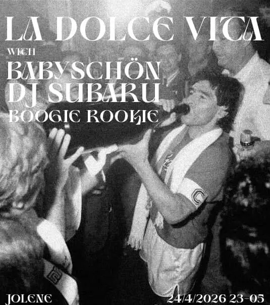 𝓛𝓪 𝓓𝓸𝓵𝓬𝓮 𝓥𝓲𝓽𝓪 with babyschön, DJ Subaru & Boogie Rookie