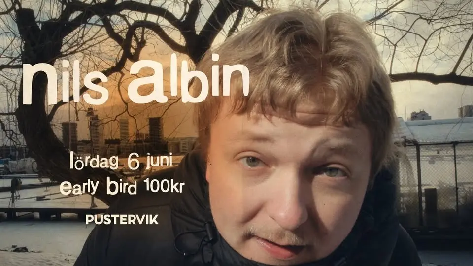 Nils Albin+support: perFemme • Pustervik 6 juni