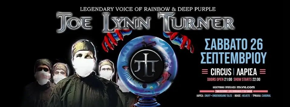 Joe Lynn Turner - live στη Λάρισα