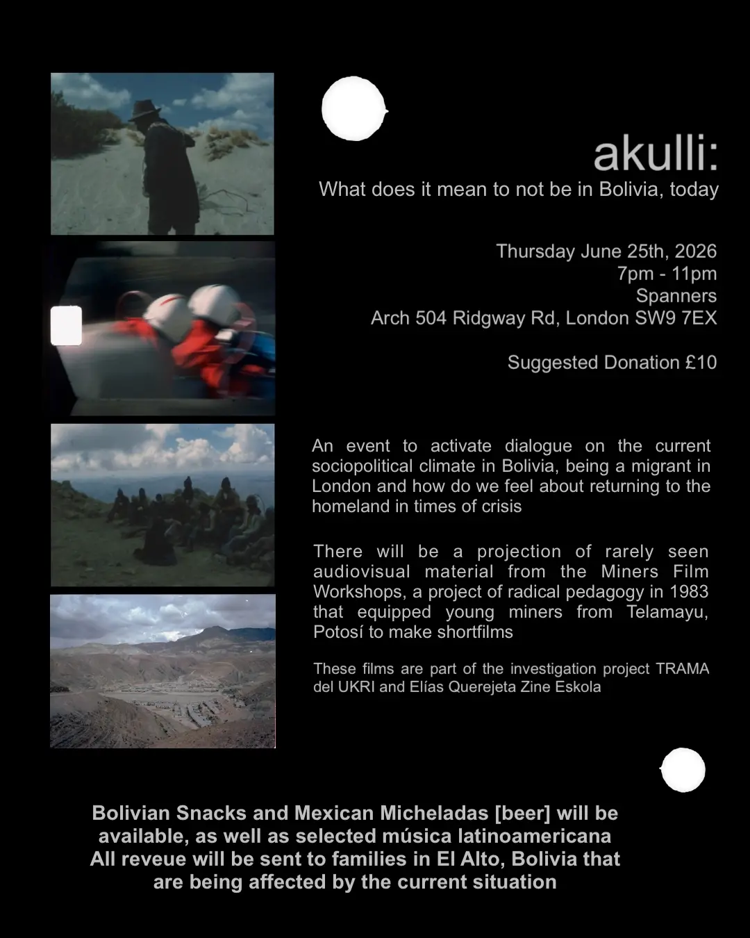 akulli: Bolivian Fundraiser