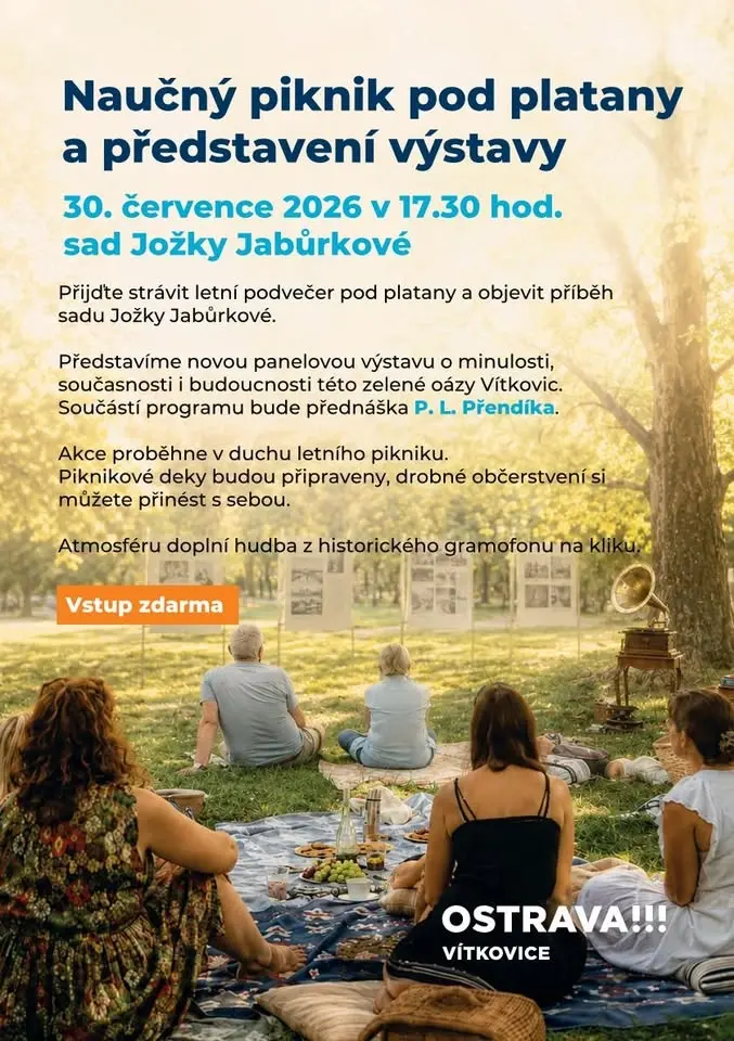 Naučný piknik pod platany a představení výstavy