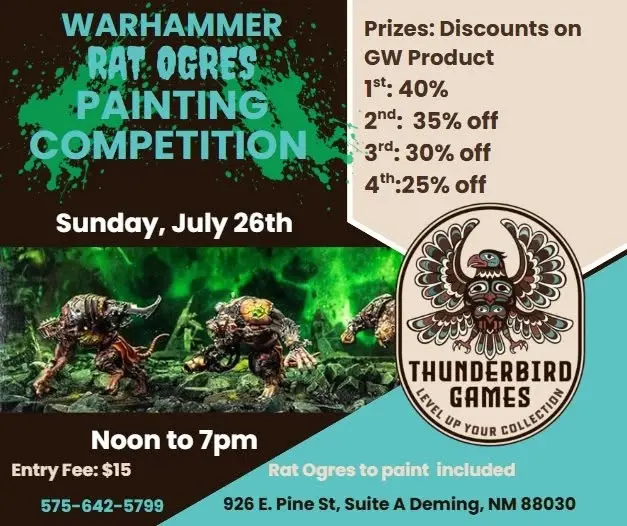 Warhammer Painting Competition - Rat Ogres