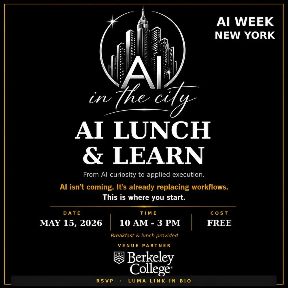 AI in the City: Lunch & Learn