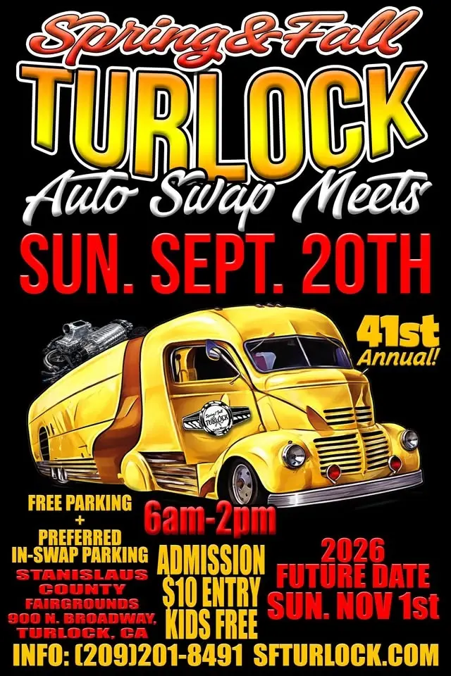 41ST ANNUAL FALL TURLOCK SWAP MEET!