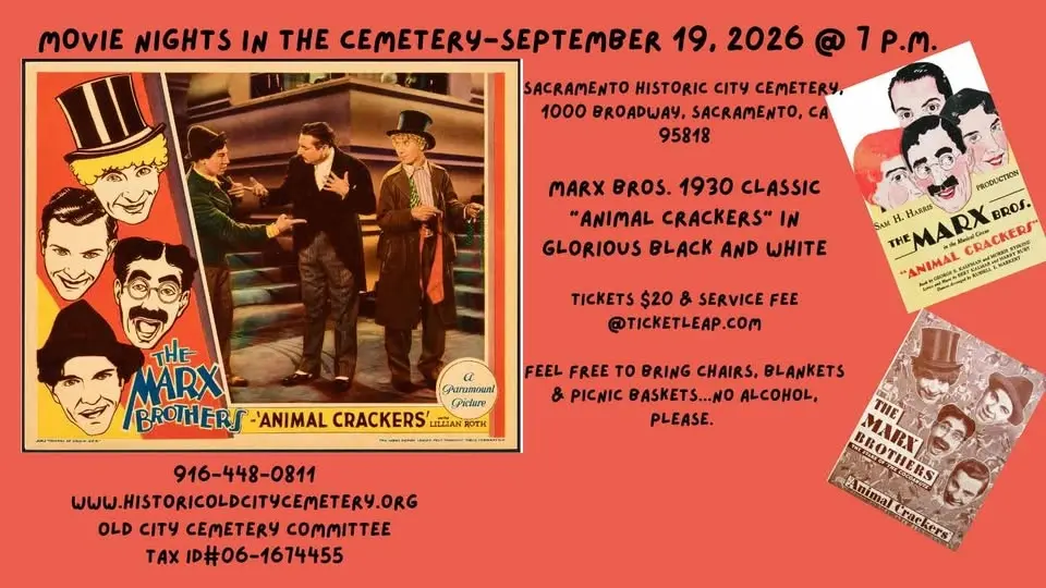 Movie Night in the Cemetery - 'Animal Crackers'