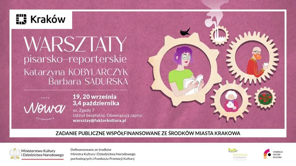 Szkoła pisania w NOWEJ: warsztaty pisarsko-reporterskie