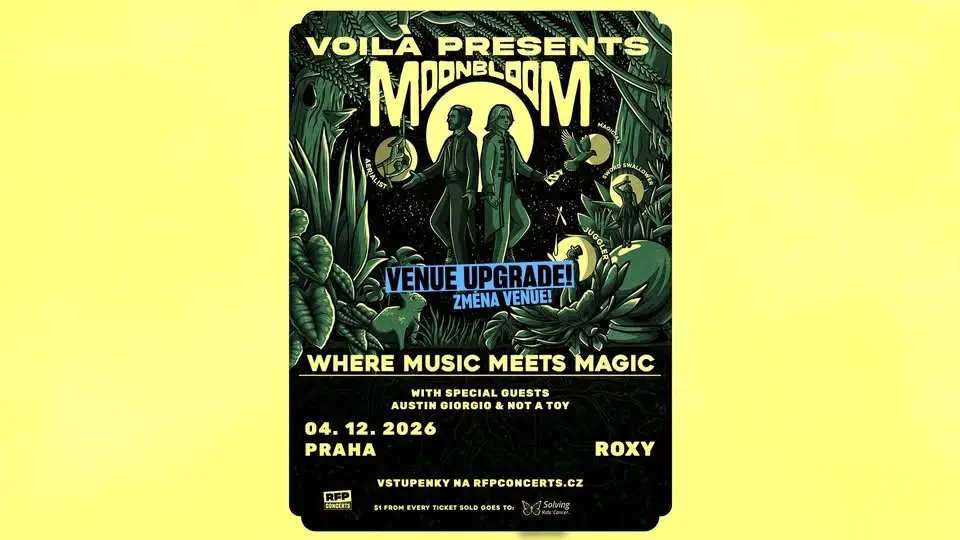 VOILÀ (US) + Special Guests: Austin Giorgio, NOT A TOY - PRAGUE