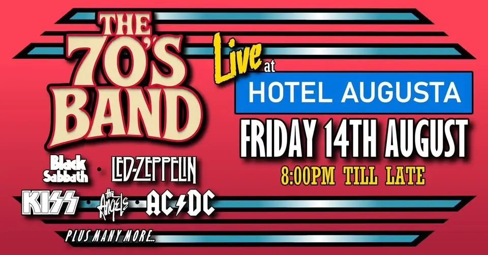 THE 70s BAND IN PORT AUGUSTA - LIVE AT HOTEL AUGUSTA