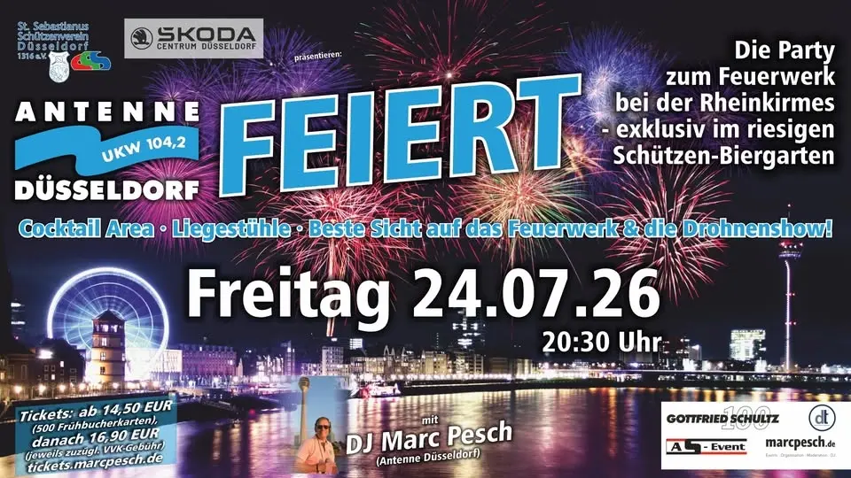 Antenne Düsseldorf feiert