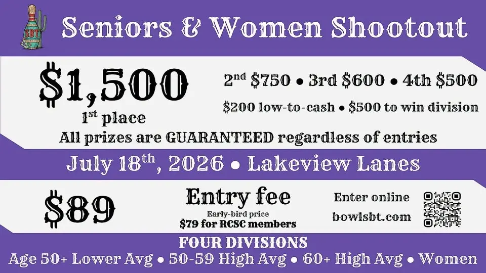 SBT Seniors & Women Shootout - Lakeview Lanes - Sun City AZ
