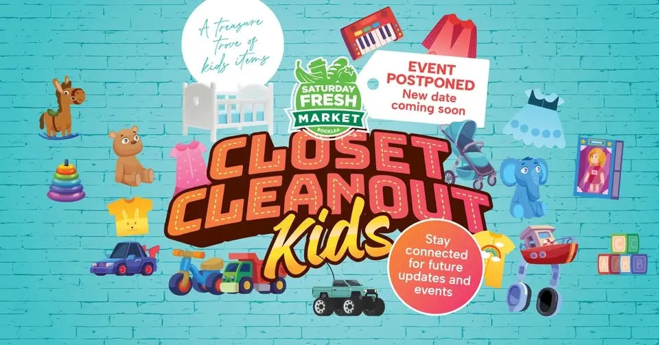 POSTPONED: Closet Cleanout - Kids Edition! 