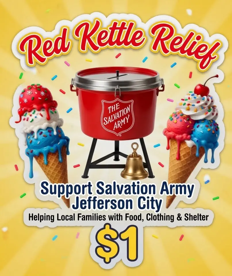 Red Kettle Relief Ice Cream Fundraiser 