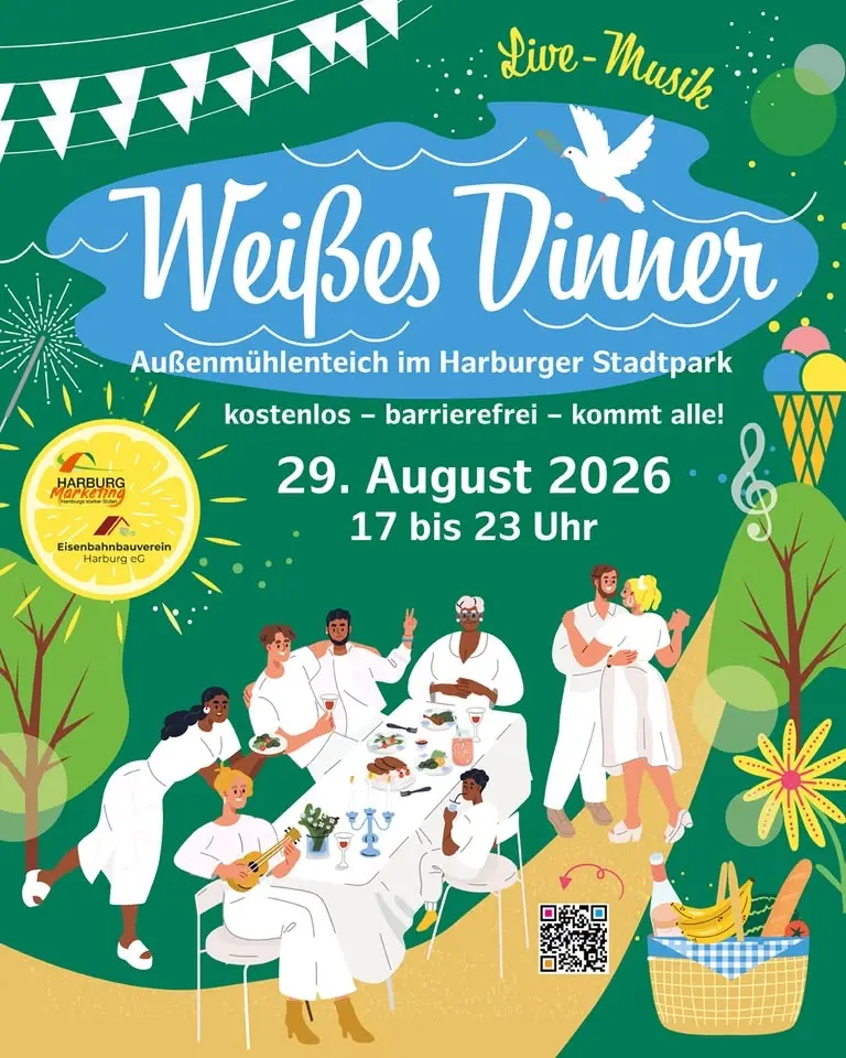 Weißes Dinner