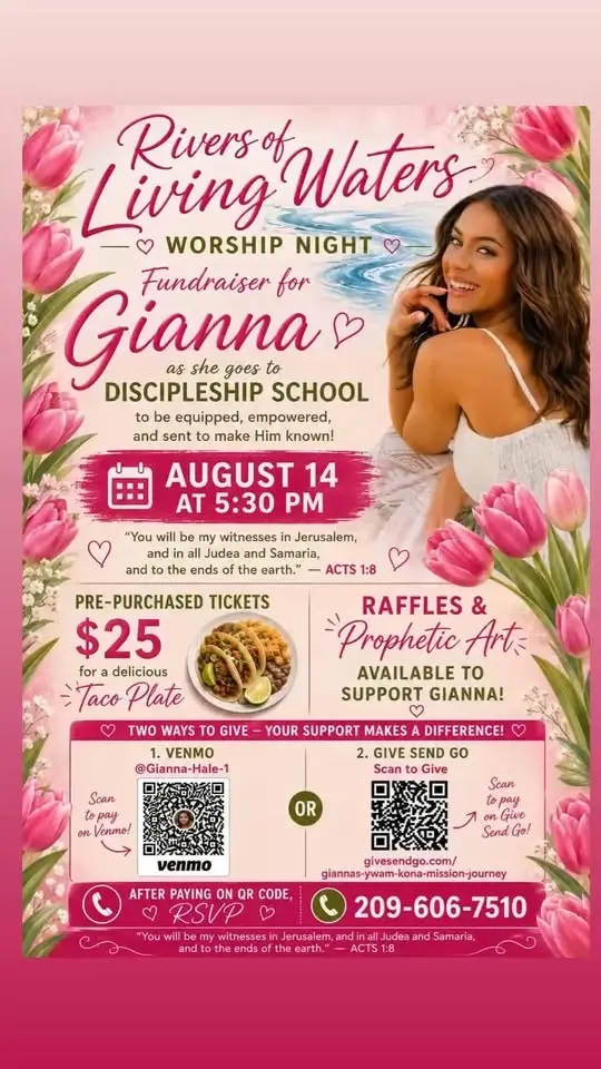 Rivers of living waters fundraiser for Gianna 