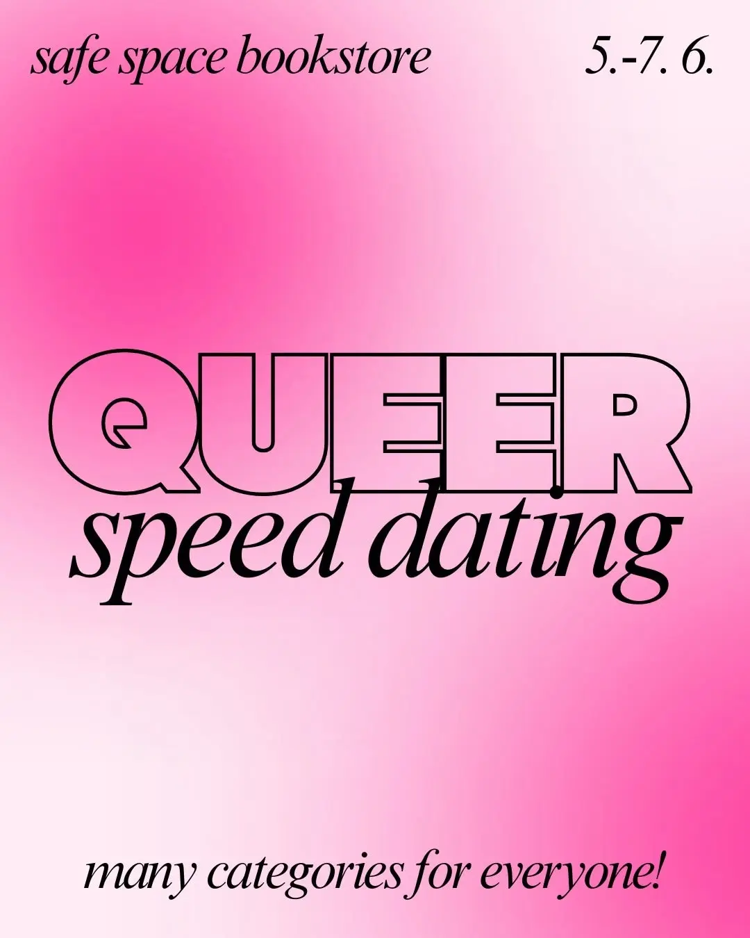 Queer Speed Dating