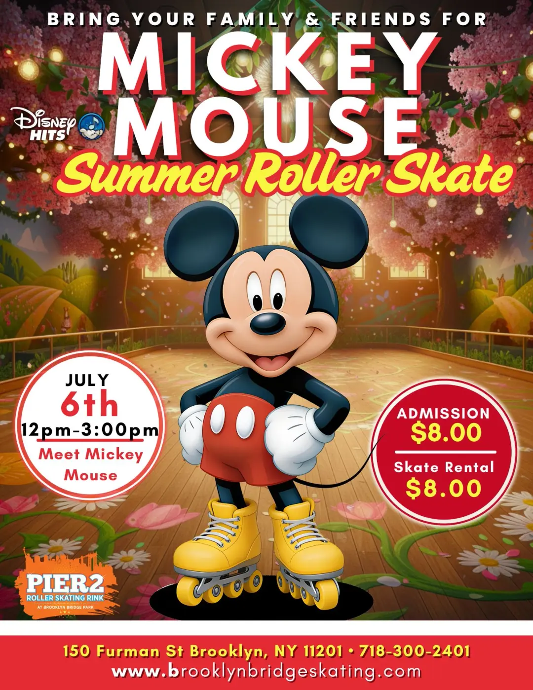 ππΌ MICKEY SUMMER ROLLER SKATE! πΌπ