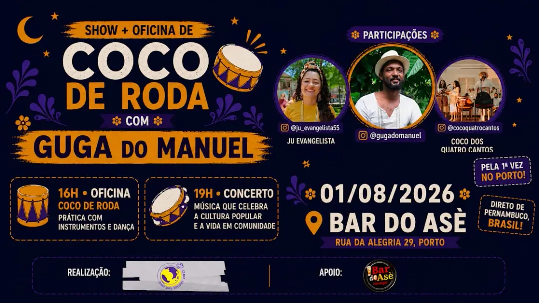 Coco De Roda Com Guga Do Manuel | Porto