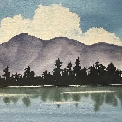 Beginner Watercolor- Colorado Landscapes Art Class with Deb
