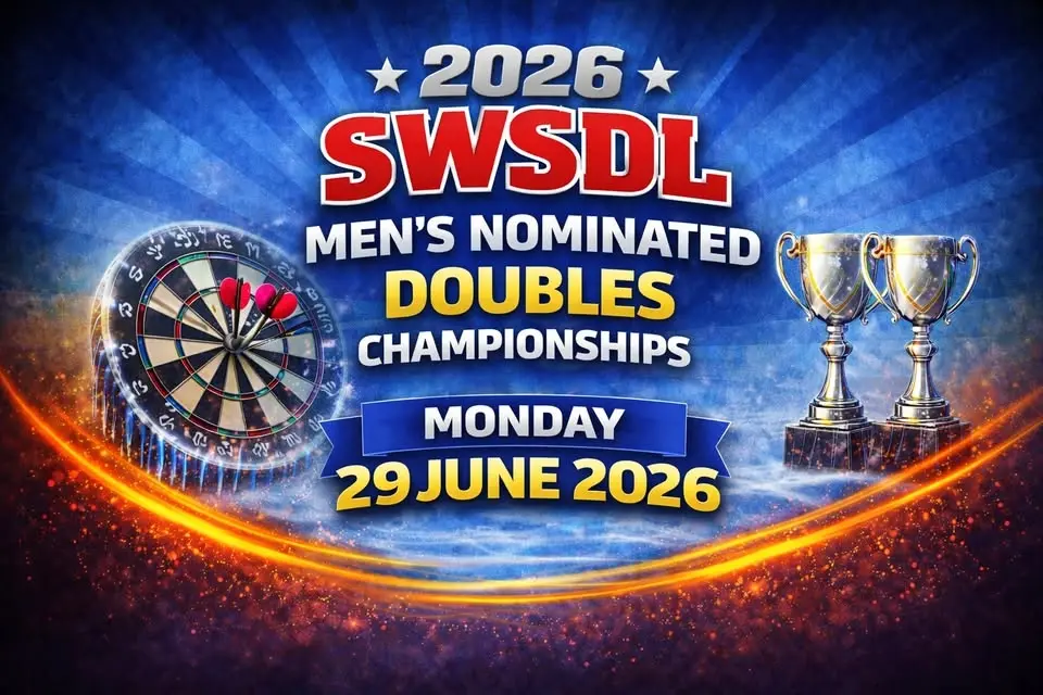 SWSDL 2026 Men's Nominated Doubles Championships - Names in by 7pm