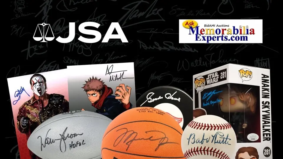 JSA at Memorabilia Experts