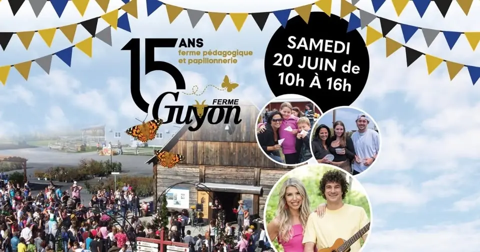 15e anniversaire de la ferme pédagogique et de la papillonnerie 