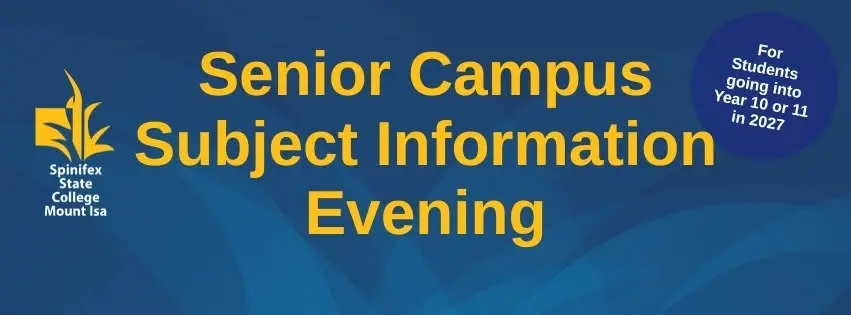 Senior Campus Subject Information Evening