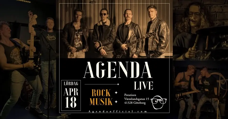 Agenda - live på Potatisen - Göteborg🔥