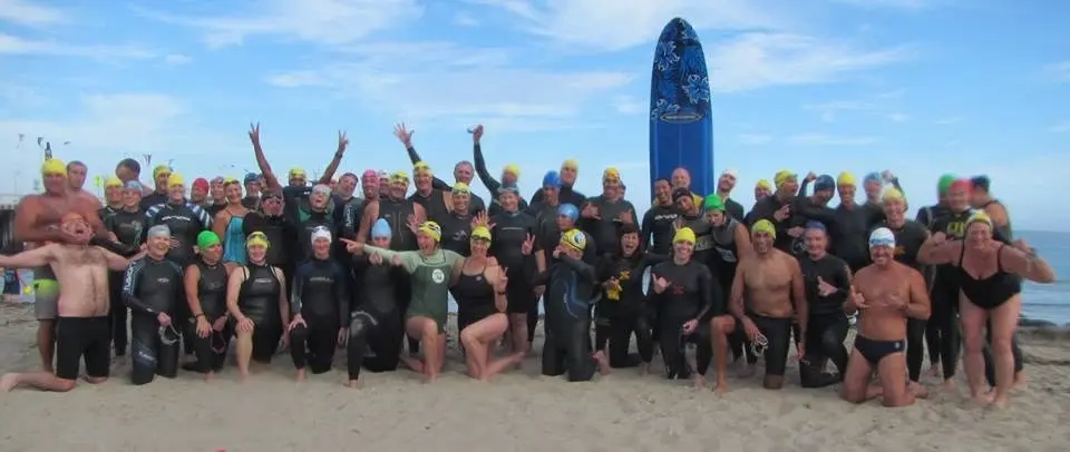 Santa Cruz around the pier swim 