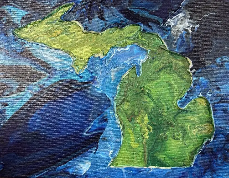 Mitten Magic: Fluid Art Night  Create Your Own Michigan-Inspired Masterpiece