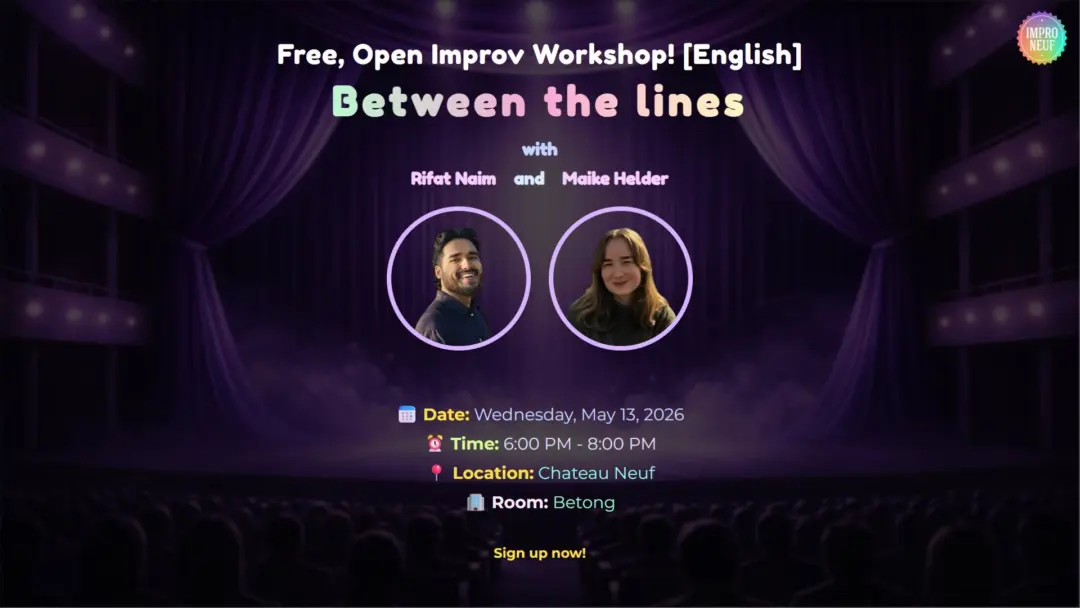 Between the lines with Rifat Naim and Maike Helder - Free Improv Workshop