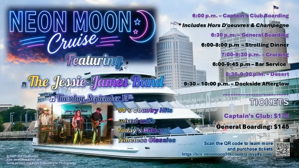 Ovation Neon Moon Cruise Featuring the Jessie-James Band!
