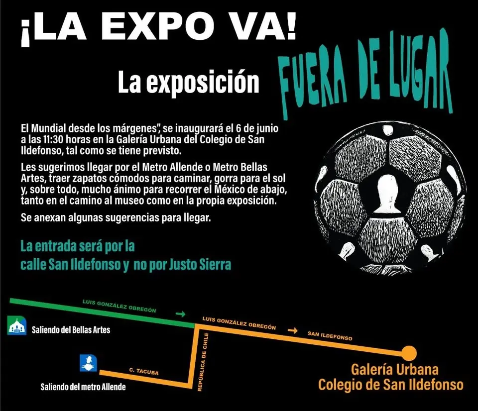 Exposición "Fuera de Lugar". Inauguración
