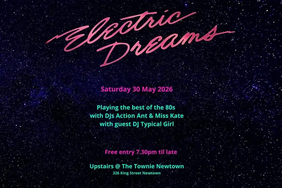 Electric Dreams - Saturday 30 May