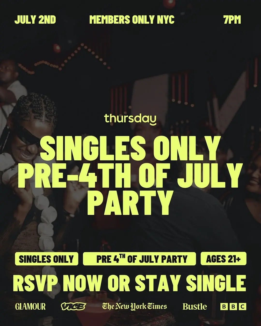 Pre-4th of July Singles Mixer