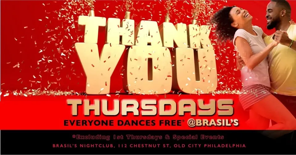 NO COVER Thank You Thursday @ BRASILS’S