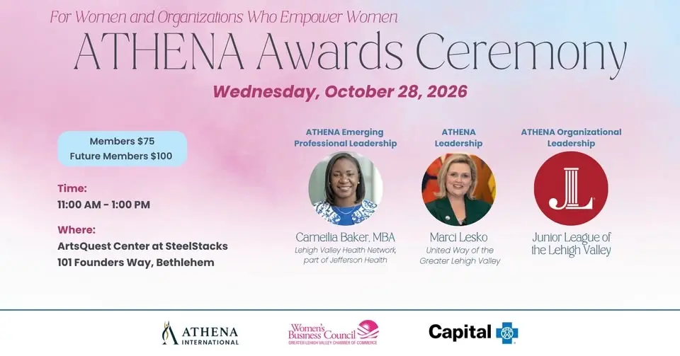 2026 Lehigh Valley ATHENA Awards presented by the Women's Business Council