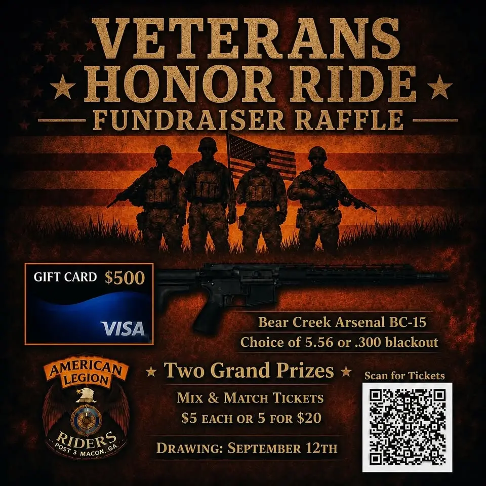 Veterans Honor Ride Fundraiser Raffle Drawing