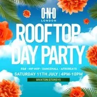 Rooftop Day Party - Summer Edition (£1 B4 5PM With A Ticket)