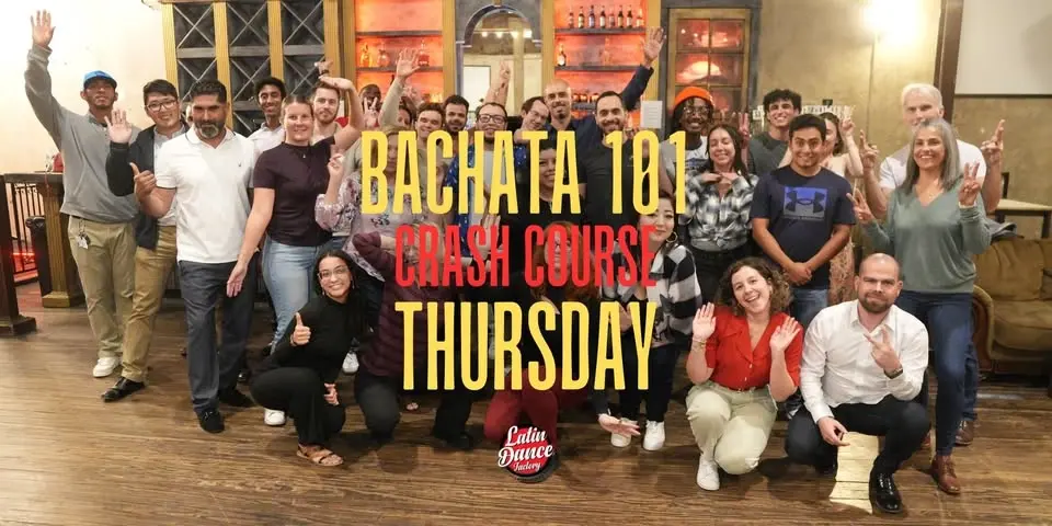 Bachata 101 Crash Course for Absolute Beginners in Houston. Thursday 06/18