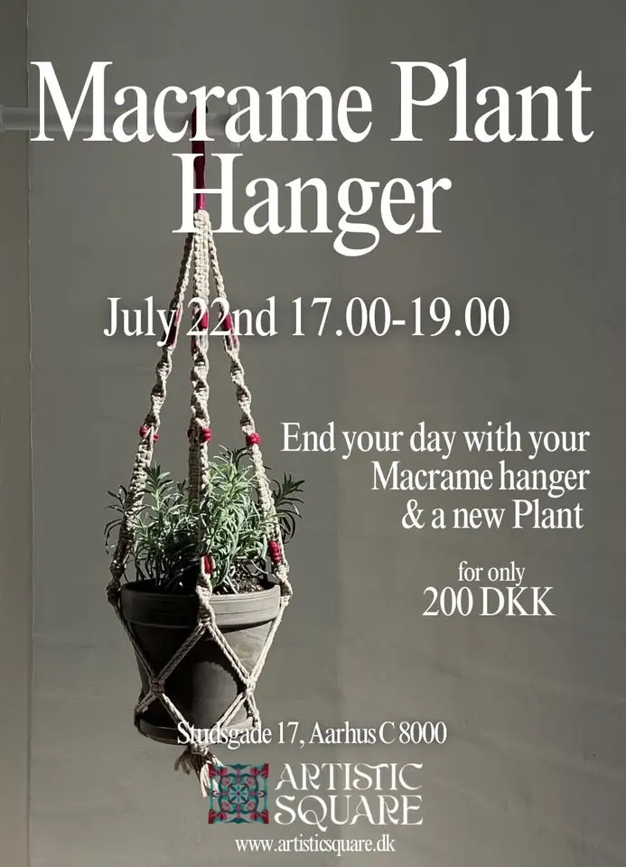 Macrame Plant Hanger | July 22nd 17.00-19.00