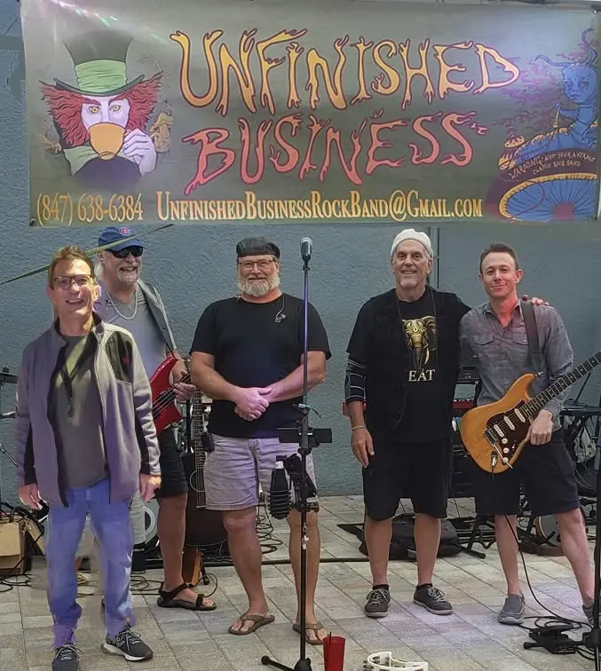 ⭐⭐⭐ UNFINISHED BUSINESS CLASSIC ROCK BAND
