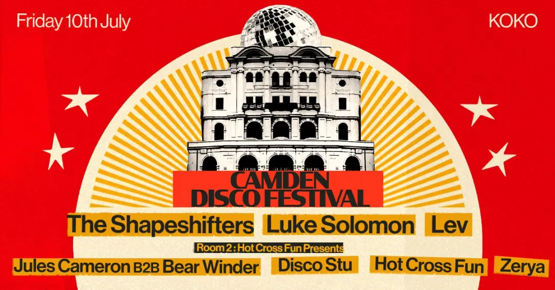 Camden Disco Festival: The Shapeshifters, Luke Solomon, LEV
